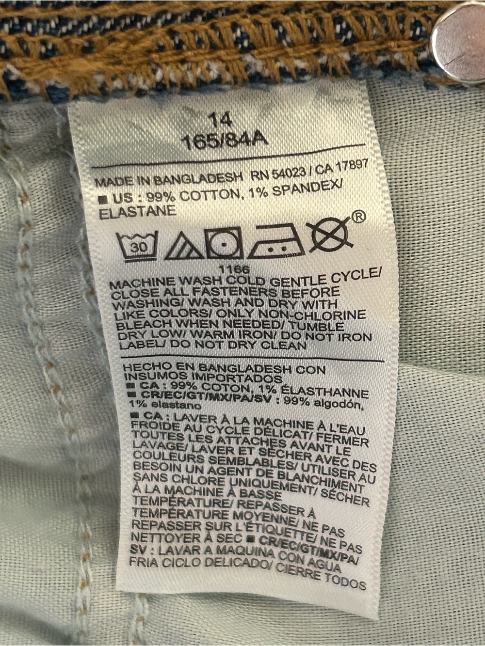 Old Navy Blue Women High Rise Vintage Slim - Picture 2 of 3